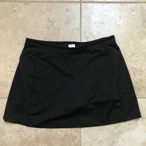 Black Avia Tennis Skirt with Spandex